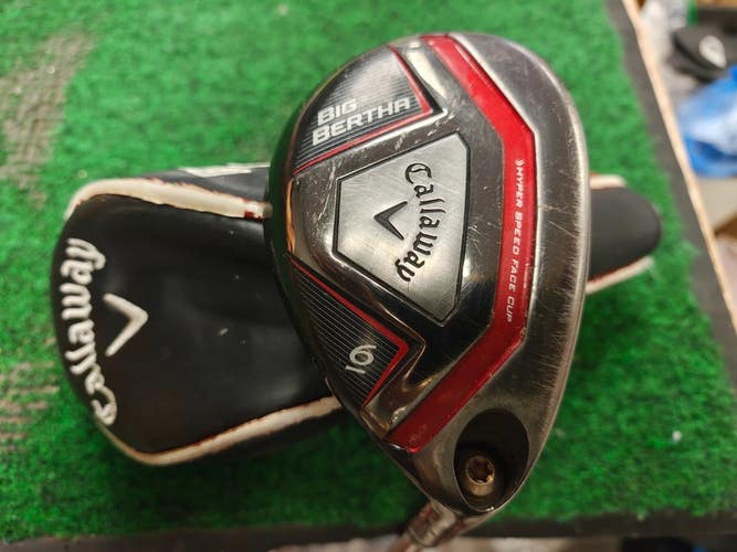 Callaway 2015 Big Bertha 6 Hybrid 6H 28 Degree Stiff Recoil 460 F4 Graphite w HC