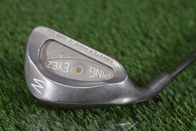 PING EYE 2 GOLD DOT PITCHING WEDGE S300 STIFF FLEX STEEL SHAFT