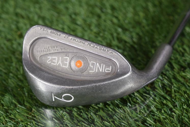 PING EYE 2 ORANGE DOT KARSTEN PHOENIX AZ 9-IRON K-SHAFT STIFF FLEX STEEL SHAFT