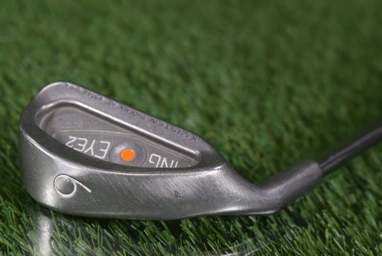 PING EYE 2 ORANGE DOT LEFT HANDED 6-IRON K-SHAFT STIFF FLEX STEEL SHAFT ~ L@@K!!