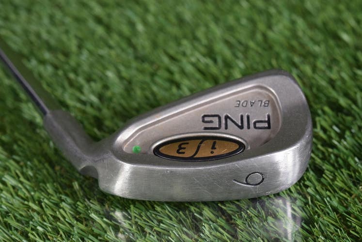 PING BLADE GREEN DOT I3 6-IRON TRI GOLD REGULAR FLEX STEEL SHAFT