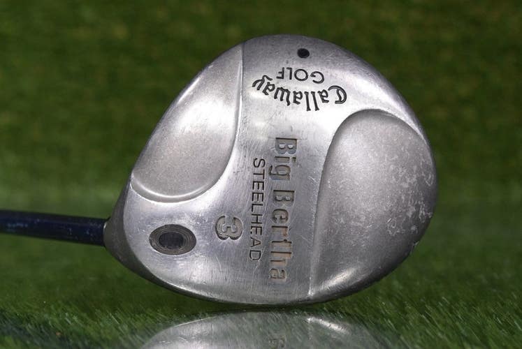 CALLAWAY GOLF BIG BERTHA STEELHEAD 3 WOOD W/ GEMS 99 LADIES FLEX SHAFT