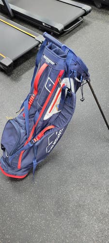 Used Sun Mountain 2.5+ 14 WAY Mens Stand Bag Navy Blue 11497-C000162458