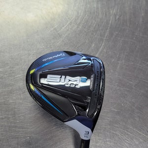 Used Taylormade SIM 2 MAX Mens Fairway Wood RH 3 Wood 11497-S000162452