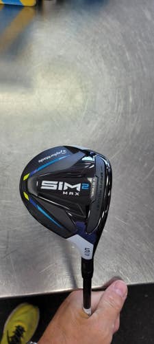 Used Taylormade SIM 2 MAX Mens Fairway Wood RH 5 Wood 11497-S000162453