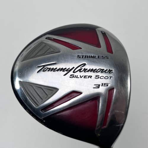 Tommy Armour Silver Scot 3 Fairway Wood 15* Silver Scot Regular Graphite Mens RH