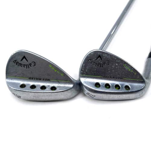 LEFTY Callaway MD3 Milled Chrome Wedge Set 52* 10 | 56* 12 TT DG Wedge LH