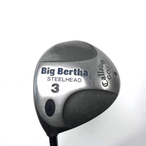 LEFTY Callaway Steelhead 3 Fairway Wood 15* RCH 99 99g Regular Graphite Mens LH