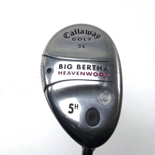 Callaway Big Bertha Heavenwood 5 Hybrid 26* RCH 75w 75g Regular Graphite Mens RH