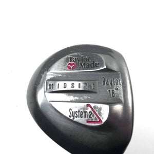 TaylorMade System 2 Fairway Wood 18* Flex Twist Plus Regular Graphite Mens RH