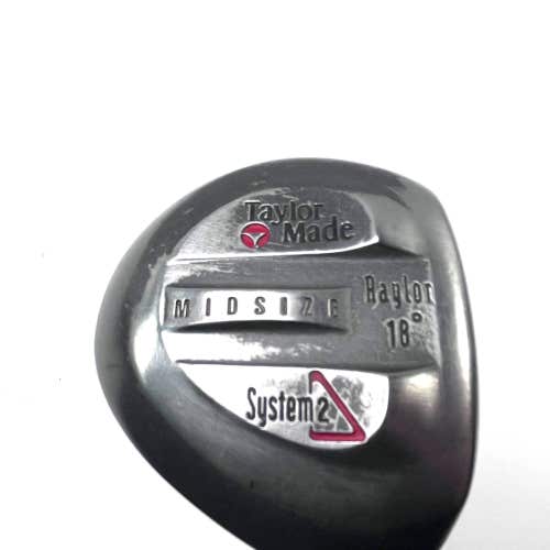 TaylorMade System 2 Fairway Wood 18* Flex Twist Plus Regular Graphite Mens RH