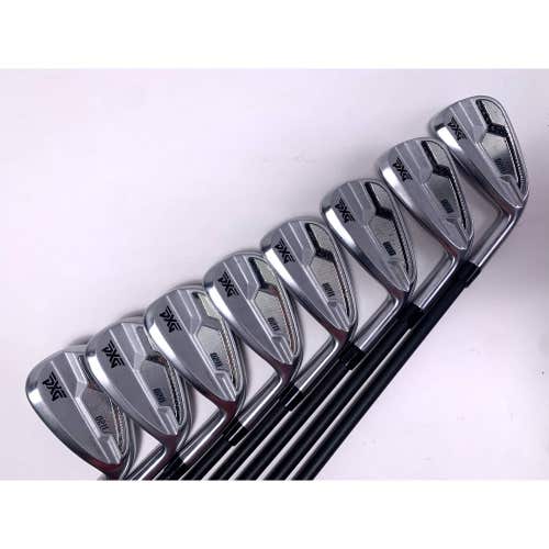 PXG 0211 2021 Iron Set 4-PW+GW Mitsubishi Chemical MMT 304SS 80g Stiff RH +1.5''