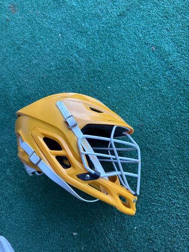 Yellow Adult Warrior Burn Helmet (Used) | Medium