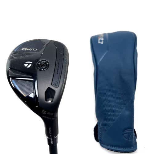 TaylorMade Qi4D Rescue 5 Hybrid 25* KBS Reax 65g Regular Graphite Mens RH HC