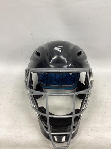Used Easton GAMETIME SM CATCHERS MASK Batting Helmet w/Mask Black SM 11851-S000054017