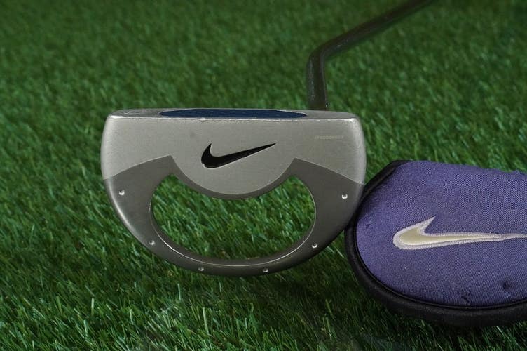 Nike OZ Putter Mallet 35 Blue Chip Steel Shaft RH With Headcover ~ LOOK!!