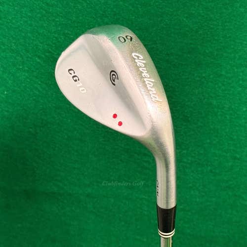 Cleveland CG10 CMM Chrome 60 Lob Wedge Dynamic Gold Steel Wedge Flex