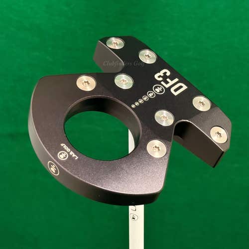 LAB Golf DF3 Custom Black 38" CS Mallet Putter ACCRA White w/Super Stroke & HC