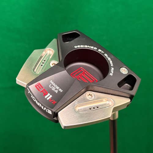 Guerin Rife EVNROLL Model ER11vx Long Plumber Mallet 40" MidlockXL Putter w/HC
