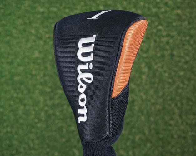 WILSON DRIVER HEADCOVER, BLACK / ORNGE ~ L@@K!!