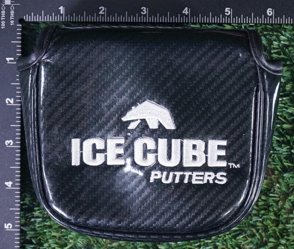 ICE CUBE PUTTERS MALLET PUTTER HEADCOVER, BLACK ~ L@@K!!