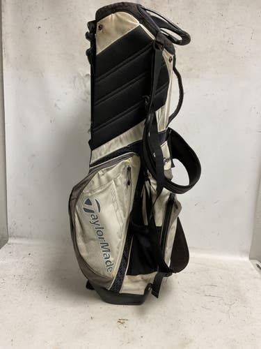 Used Taylormade TOUR LITE Mens Stand Bag White And Grey 11855-S000211576