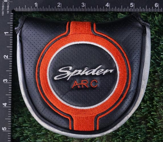TAYLORMADE SPIDER ARC MALLET PUTTER HEADCOVER, BLACK / RED ~ L@@K!!