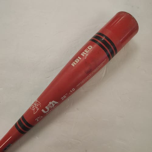 Victus Vibe Alloy RBI RED USABat Certified Bat (-10) 18 oz 28" (Used)