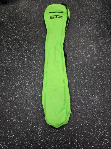 Used STX LAX Accessories Stick Bags Neon Green 11849-S000045211