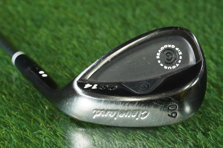 CLEVELAND CG14 TOUR 60 12 WEDGE LOB TRACTION WEDGE FLEX RH WITH NEW GRIP!