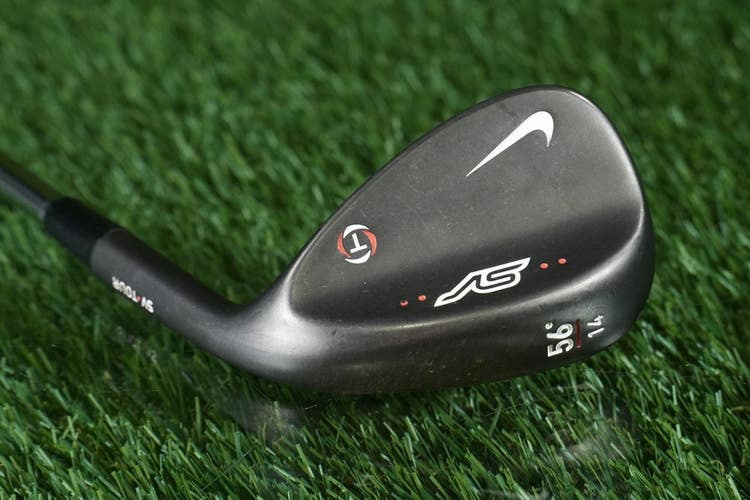 Nike SV Tour 56 14 Sand Wedge Black Wedge Flex Steel Shaft Right RH ~ NICE!!