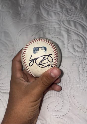 Rawlings Baseball signed by Javier Baez