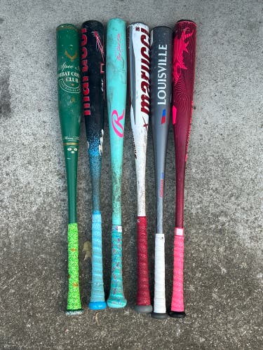 BUNDLE OF BBCOR BATS! 32in AND 33in (SOLD SEPARATELY ON MY ACCOUNT)