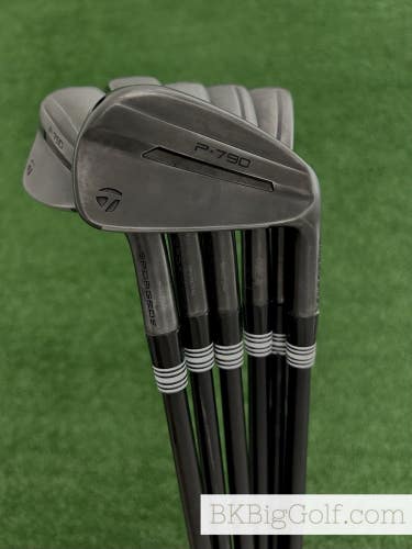 Taylormade P790 25 Battleworn Forged Iron Set 5-P / KBS Tour CT Limited Stiff