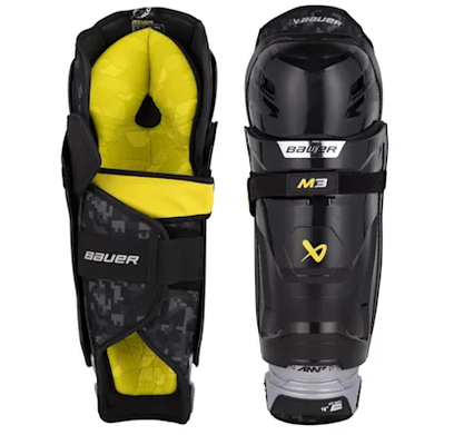 New Senior Bauer Supreme M3 15" Shin Pads
