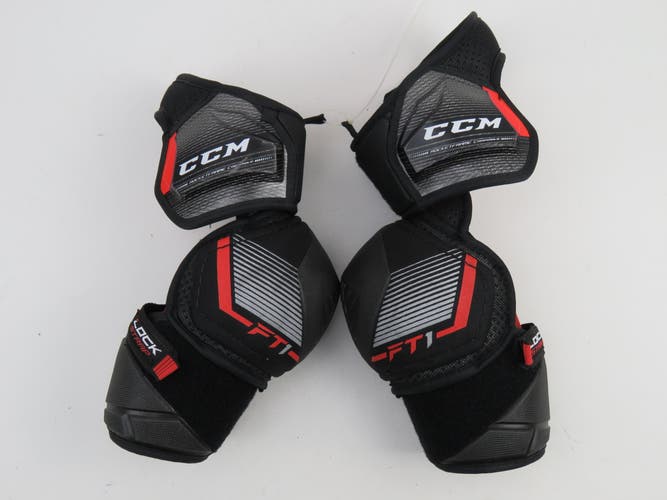 CCM JetSpeed FT1 NHL Pro Stock Hockey Player Elbow Pads Protective Size Medium