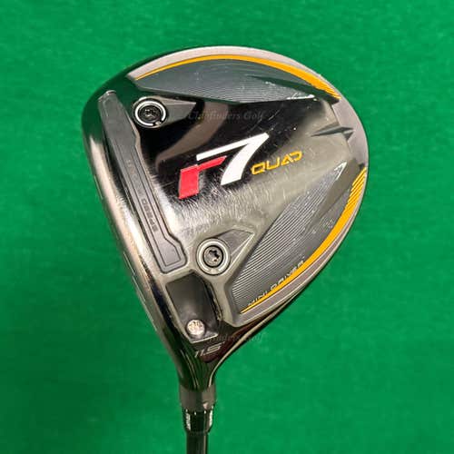 LH TaylorMade r7 Quad Mini Driver 11.5 Driver Speeder MD 5-R Regular w/HC
