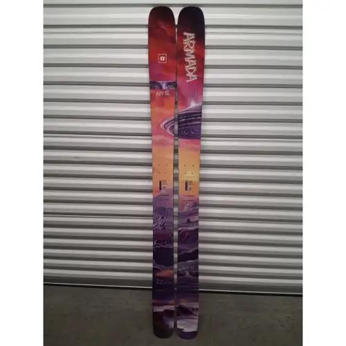 Armada ARV 112 JJ Skis 175cm Freestyle Powder Twin Tip Alien UFO Graphic