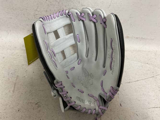 Used Marucci CADOD FASTPITCH RH Throw Fastpitch Gloves Black And White 12 1/2" 11855-S000211348