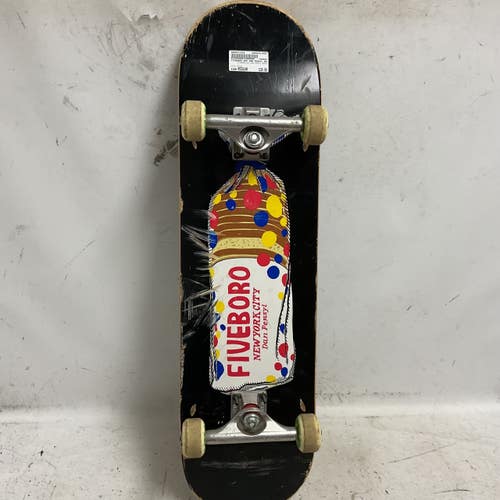 Used FIVEBORO NYC DAN PENSYL BREAD Complete Skateboard Black Regular 11855-S000211350