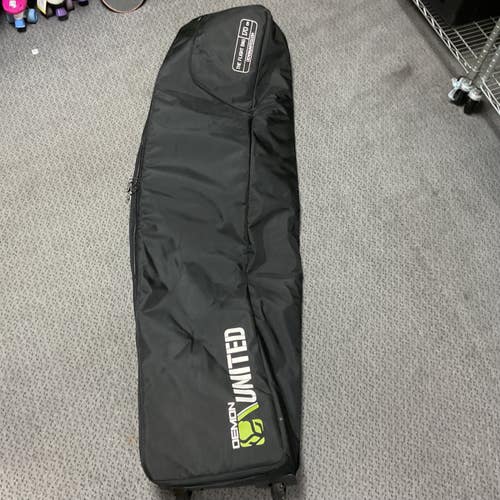 Used Demon UNITED THE FLIGHT BAG Wheeled Snowboard Bag Black 11855-S000211373