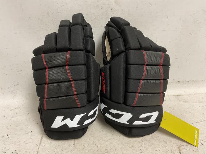 Used CCM EDGE Senior Gloves Black 14" 11855-S000211516