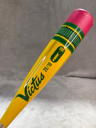 2024 Victus Vibe Alloy Bat USSSA Certified (-10) Alloy 18 oz 28" (Used)