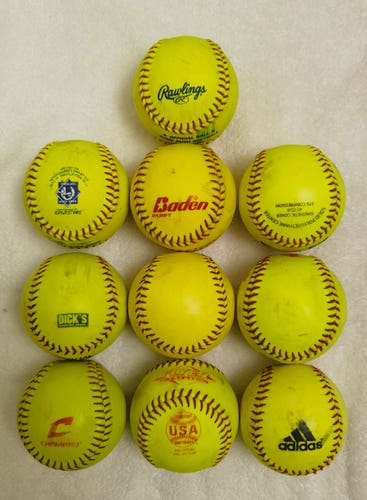 Softball 10 pack 11" (Used)
