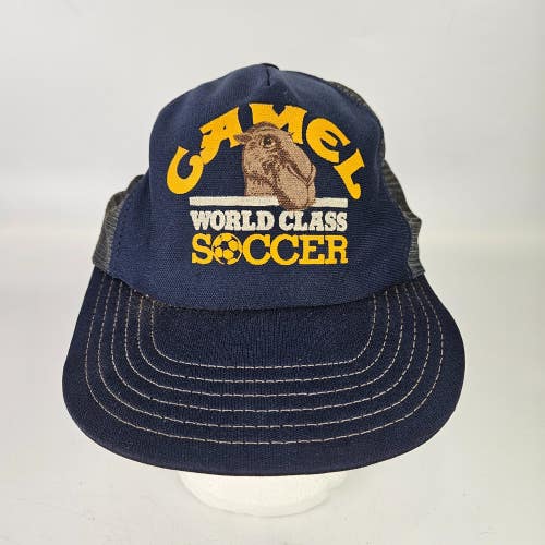 VTG Camel World Class Soccer Snapback Hat Spellout USA Made Cap