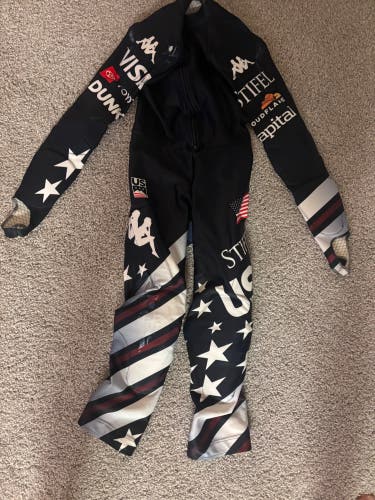 Unisex Medium 2024 Kappa U.S. Ski Team Ski Suit (Lightly Used) FIS Legal