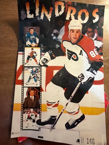 Philadelphia Flyers Eric Lindeos Poster -
