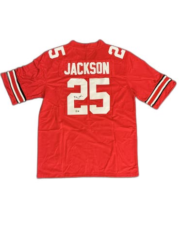 Bo Jackson Autographed Signed Ohio State Buckeyes #25 Jersey XL Nike Beckett COA