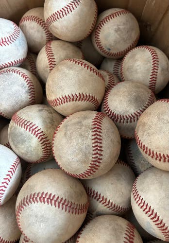 125  USED SEE PICTURES (cages balls) 
  Rawlings Official Minor League Baseballs (Used)