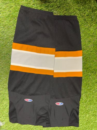 Black Intermediate Medium Athletic Knit HS2100 Socks (New)